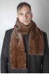 Scandinavian mink fur stole-scarf